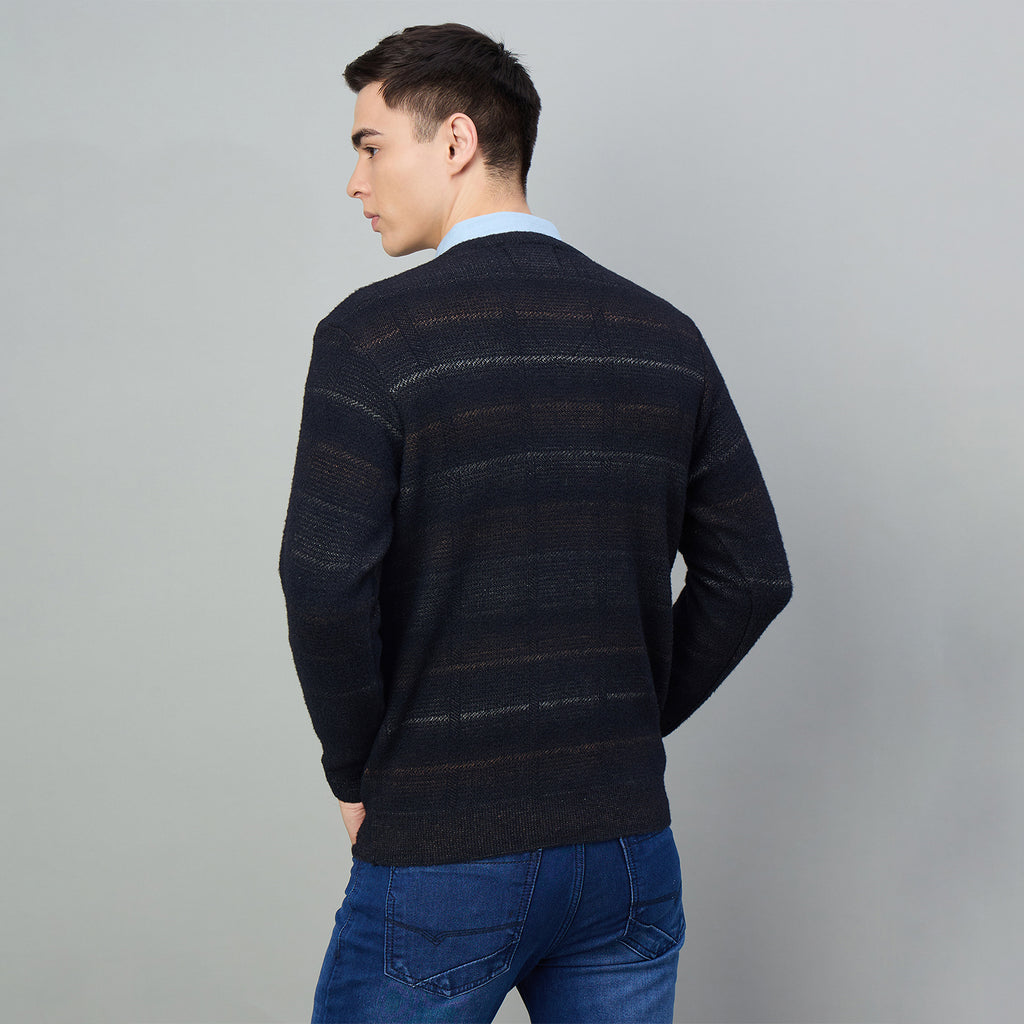 Duke Men V Neck Regular Sweater (SDS2246)