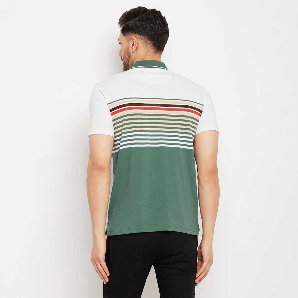 Duke Stardust Men Half Sleeve Polo Neck Cotton T-shirt (LF5885)
