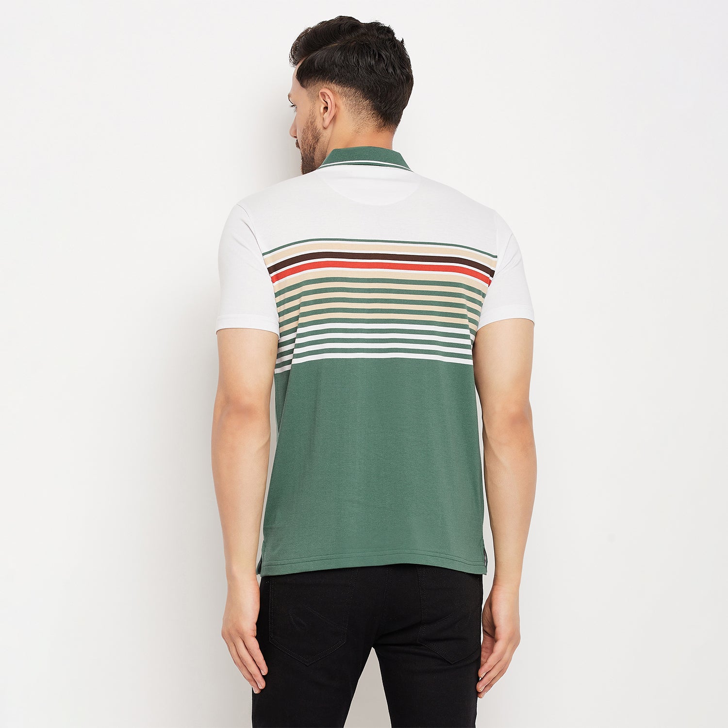 Duke Stardust Men Half Sleeve Polo Neck Cotton T-shirt (LF5885)
