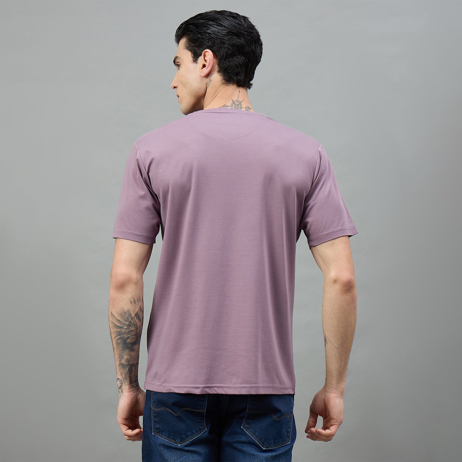 Duke  Urban Men Round Neck Half Sleeve Slim T-Shirt (LF7520)