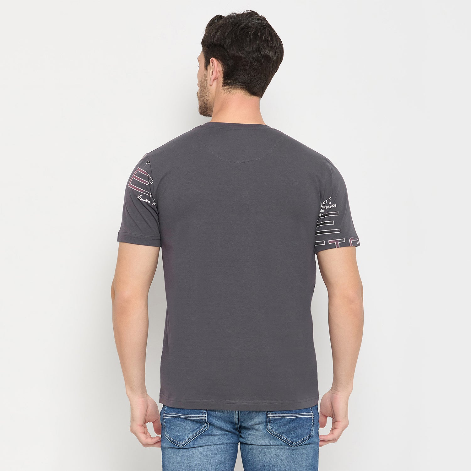 Duke Urban Men Half Sleeve Cotton T-shirt (LF7248)