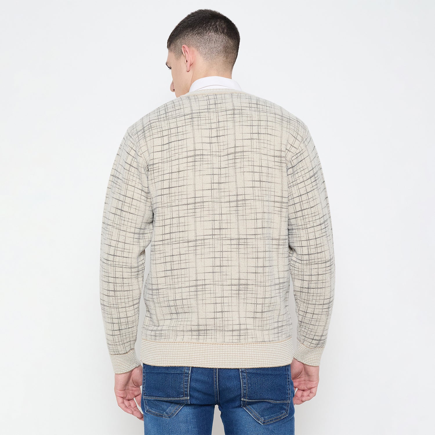 Duke Urban Men Full Sleeve V Neck Sweater (SDS2233)
