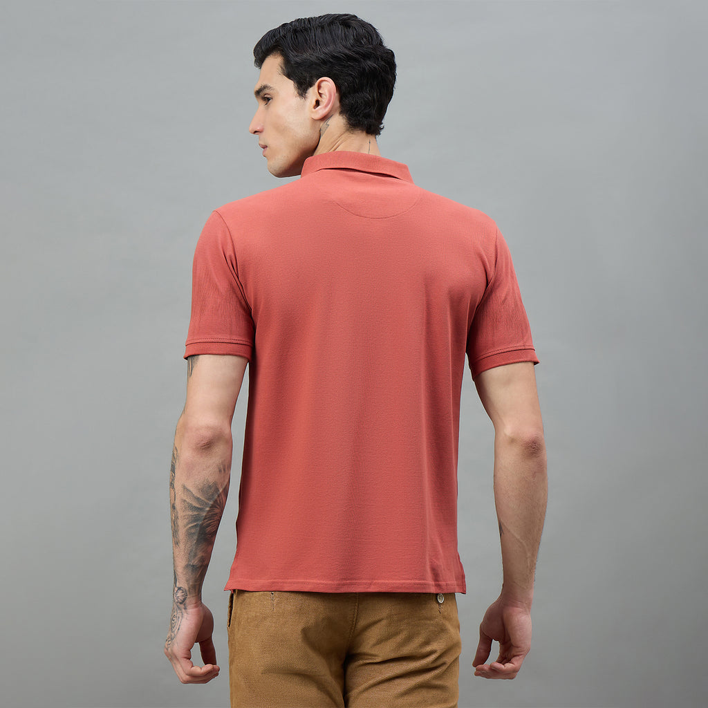Duke Urban Men Half Sleeve Printed Slim fit Polo T-Shirt (LF7527)