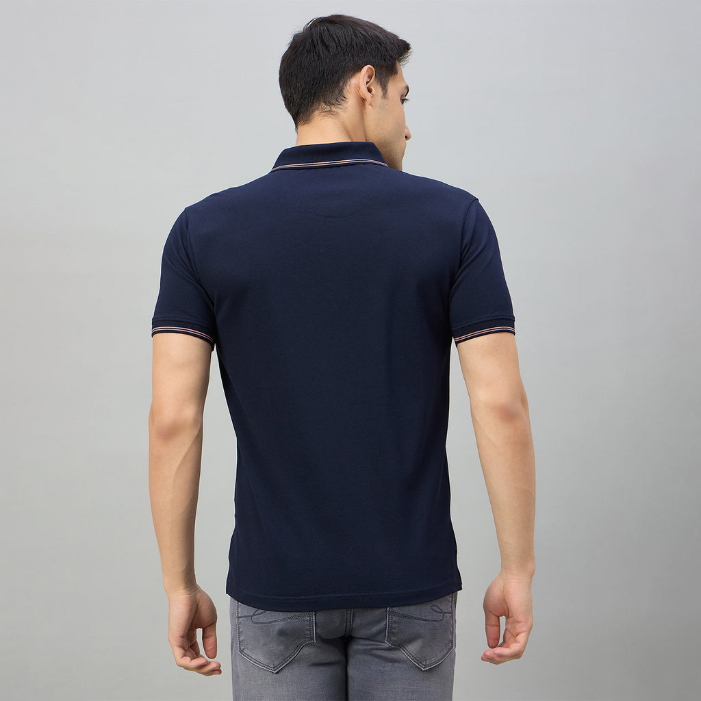 Duke Men Half Sleeve Cotton Smart Fit Casual T-shirt (SD73)