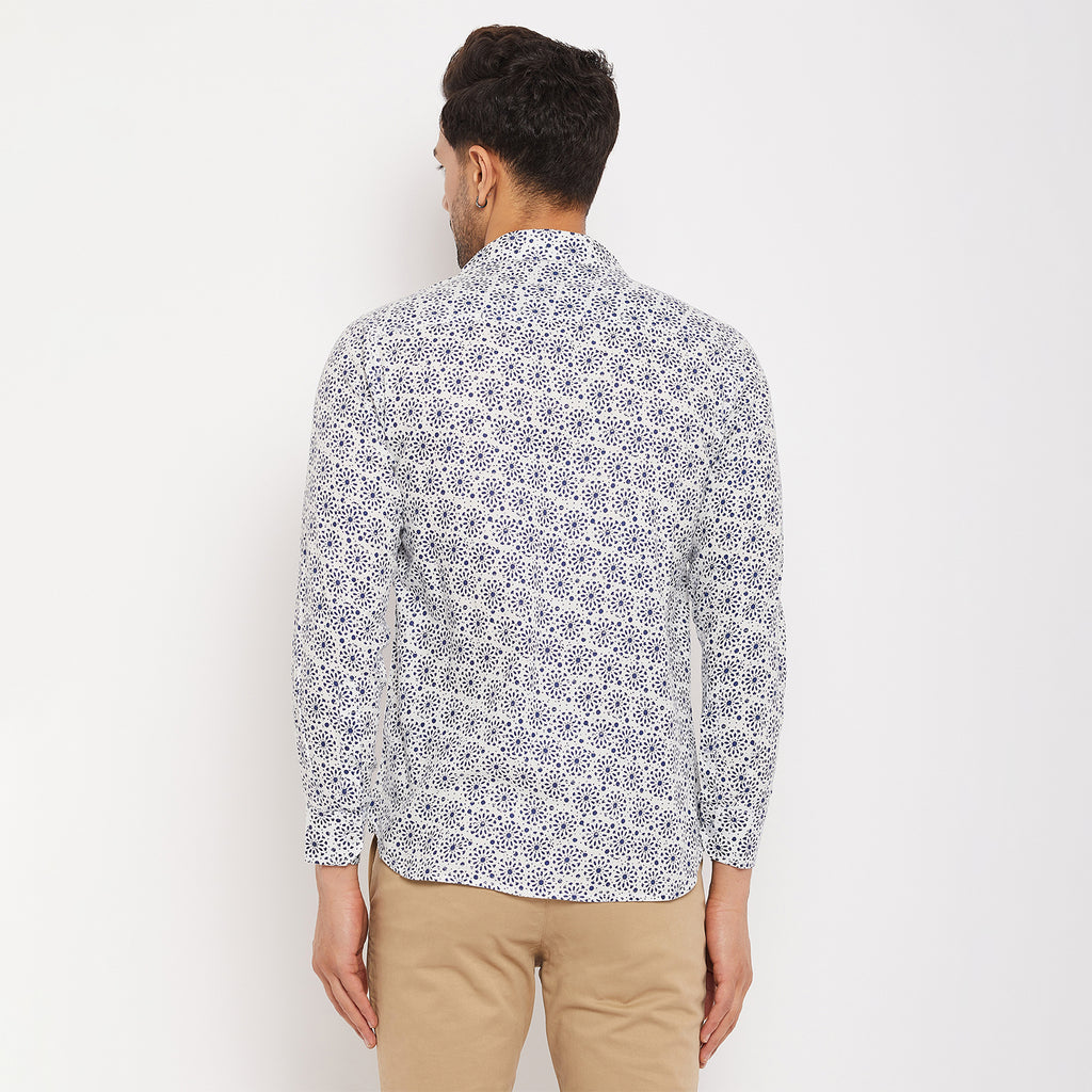 Duke Men Stardust Cotton Full Sleeve Shirt (SDO8988)