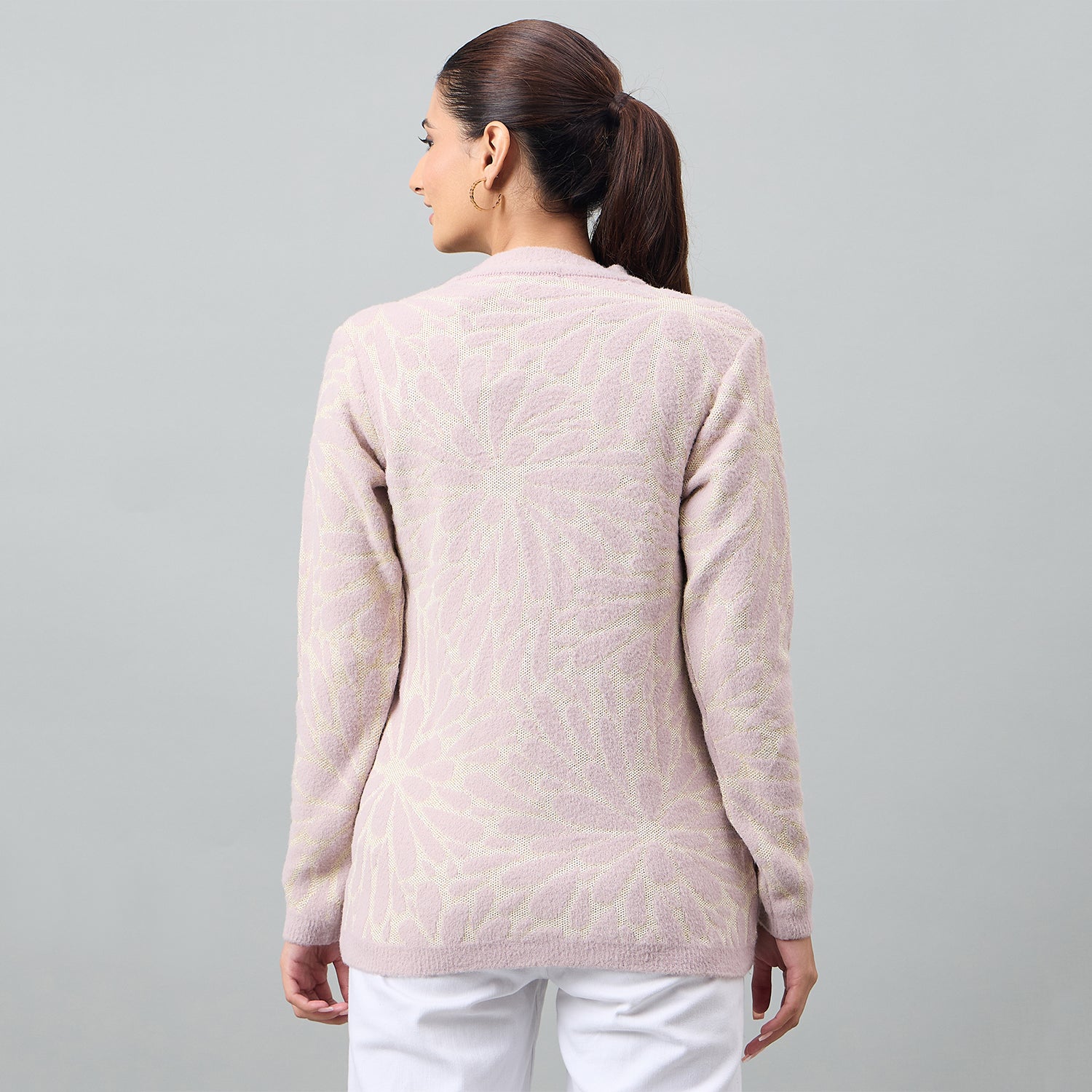 Duke Urban Women Full Sleeve Front Open Regular Cardigan (SDS1366)