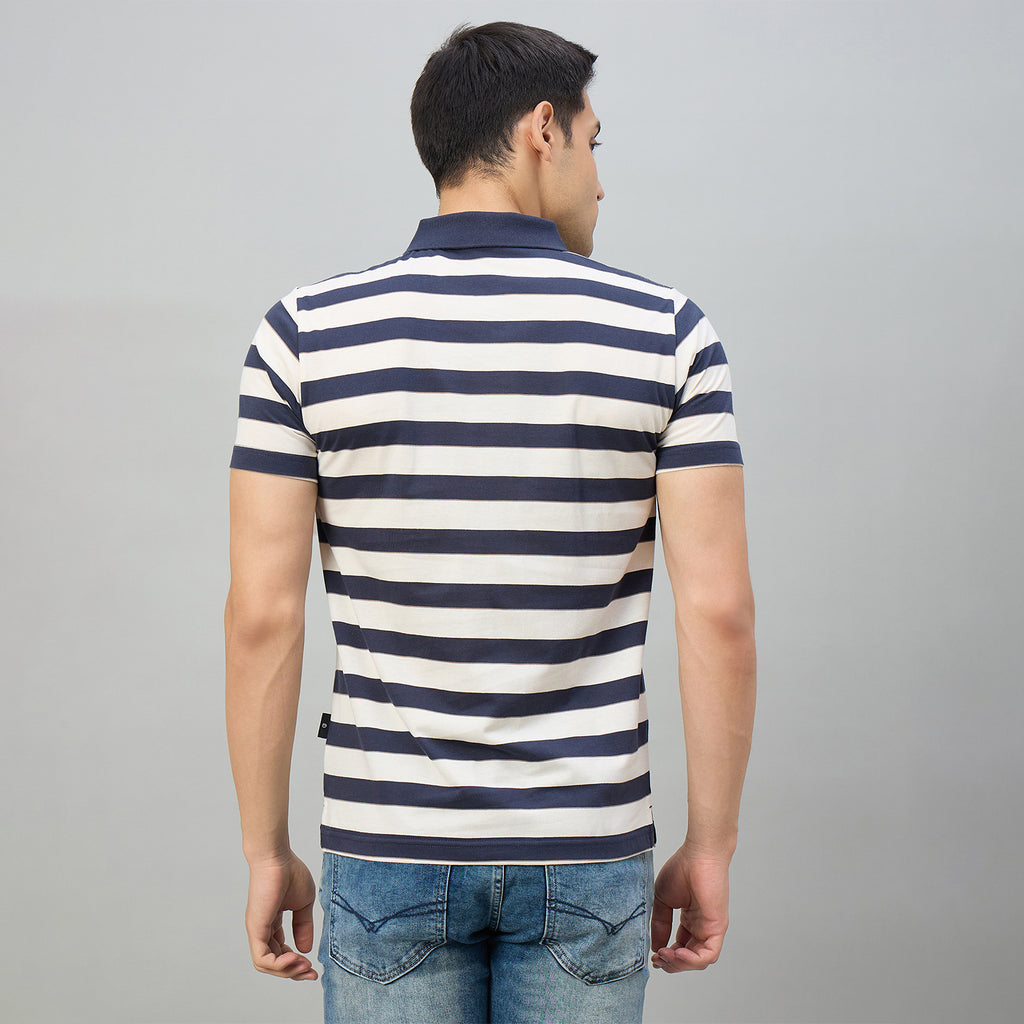 Duke Men Half Sleeve Cotton Regular Fit Casual T-shirt (MLF1184)