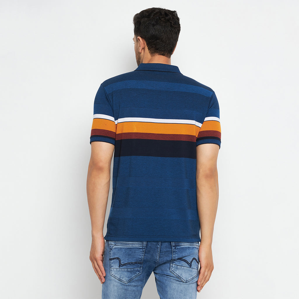 Duke Stardust Men Polo Neck Half Sleeve Cotton T-shirt (LF7069)