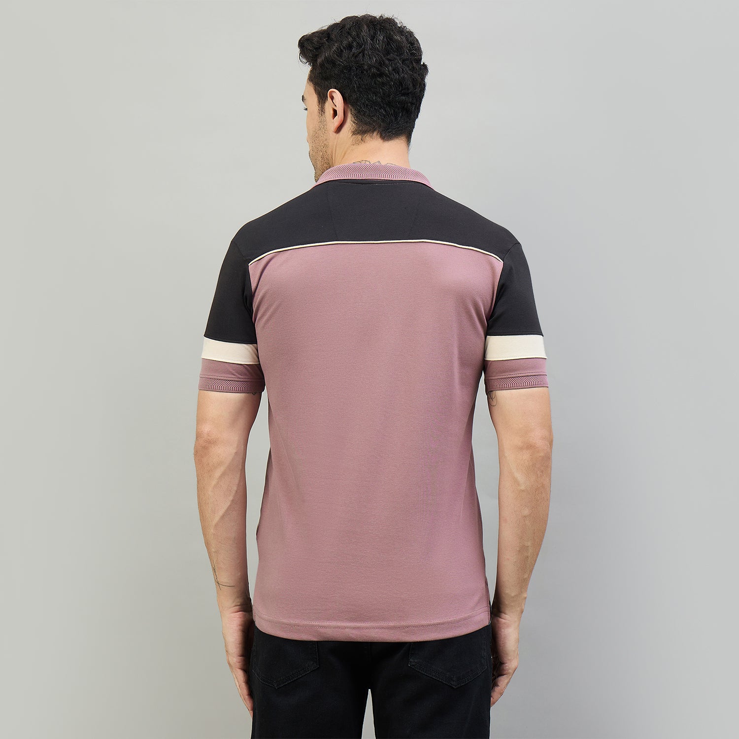 Duke Urban Men Half Sleeve Cotton Regular Fit Casual T-shirt (LF7962)