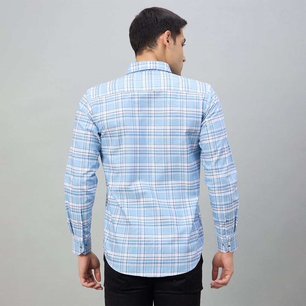 Duke Men Slim Fit Full Sleeve Oxford Cotton Shirt (SDO5CKCY)