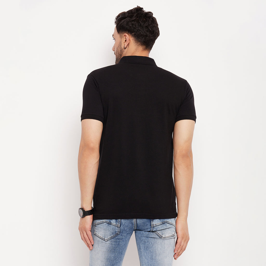 Duke Stardust Men Half Sleeve Polo Neck Cotton T-shirt (4049)
