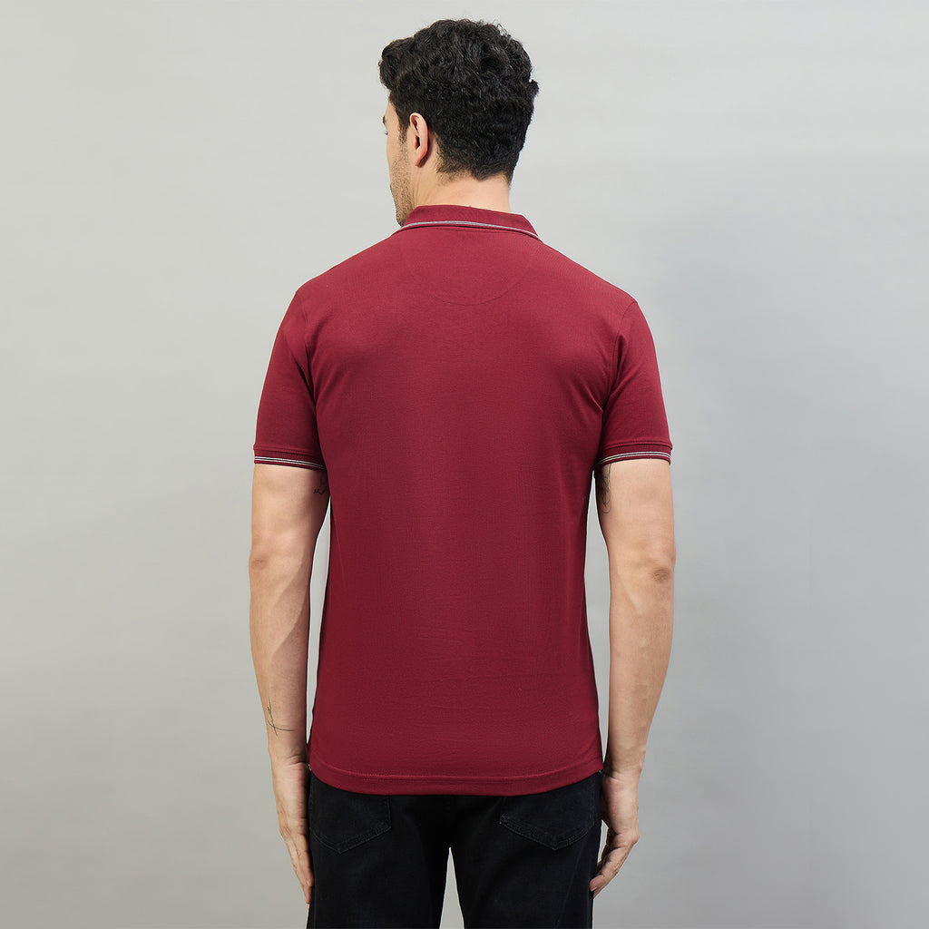 Duke Men Half Sleeve Cotton Smart Fit Casual T-shirt (SD73)