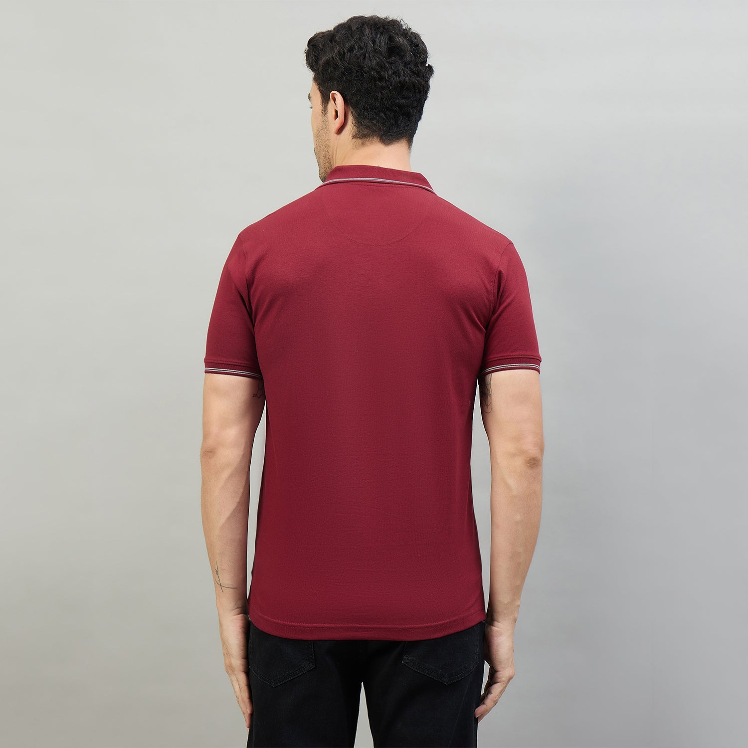 Duke Men Half Sleeve Cotton Smart Fit Casual T-shirt (SD73)