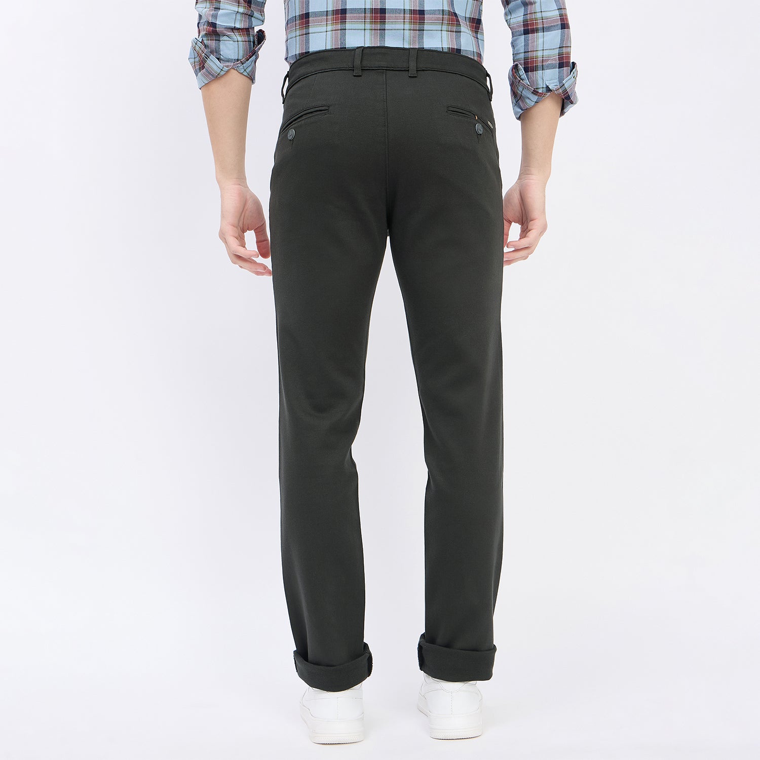 Duke Urban Men Flatfront Narrowfit Chinos Trousers (SDT4592)