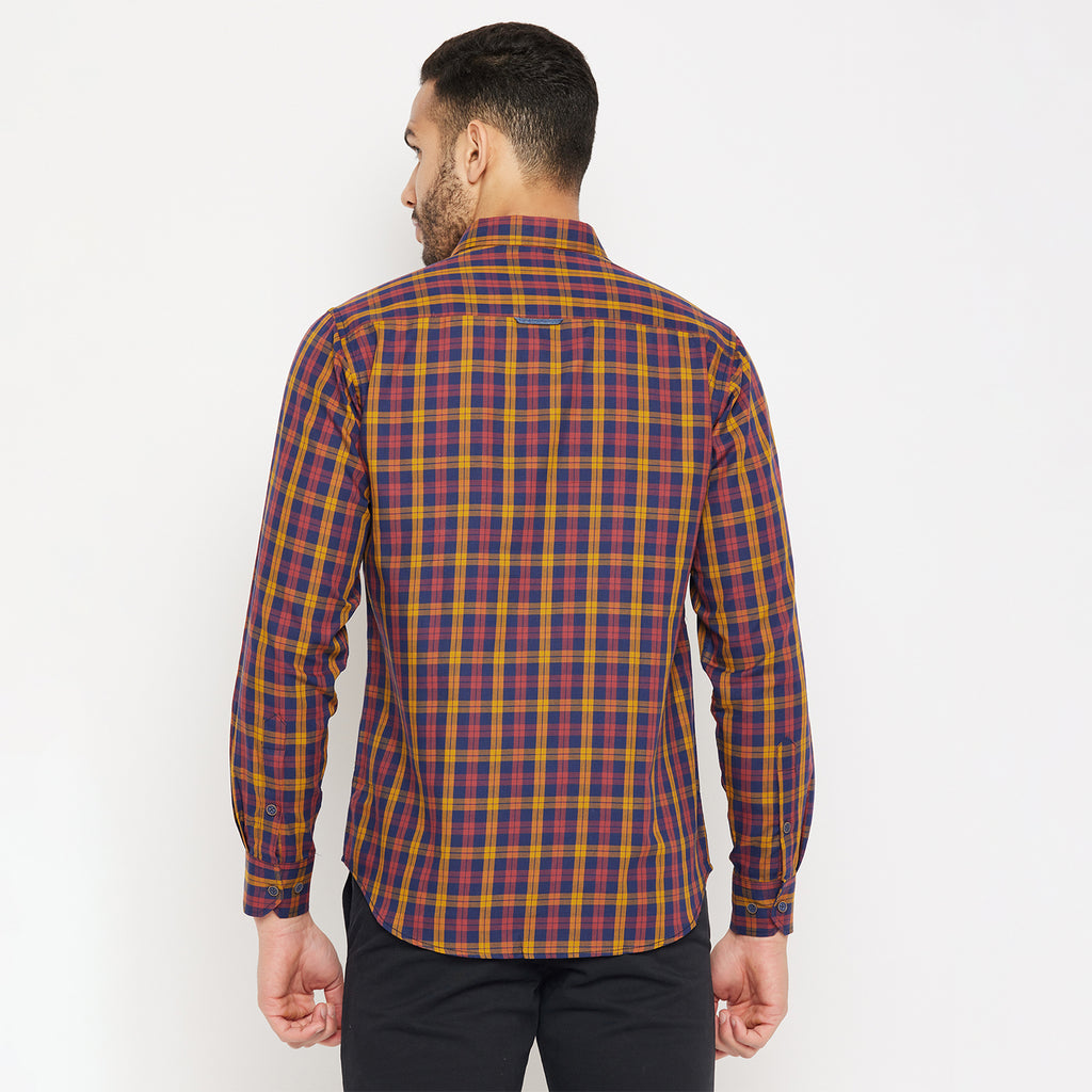 Duke Stardust Men Full Sleeve Cotton Shirt (SDO5CKOB)