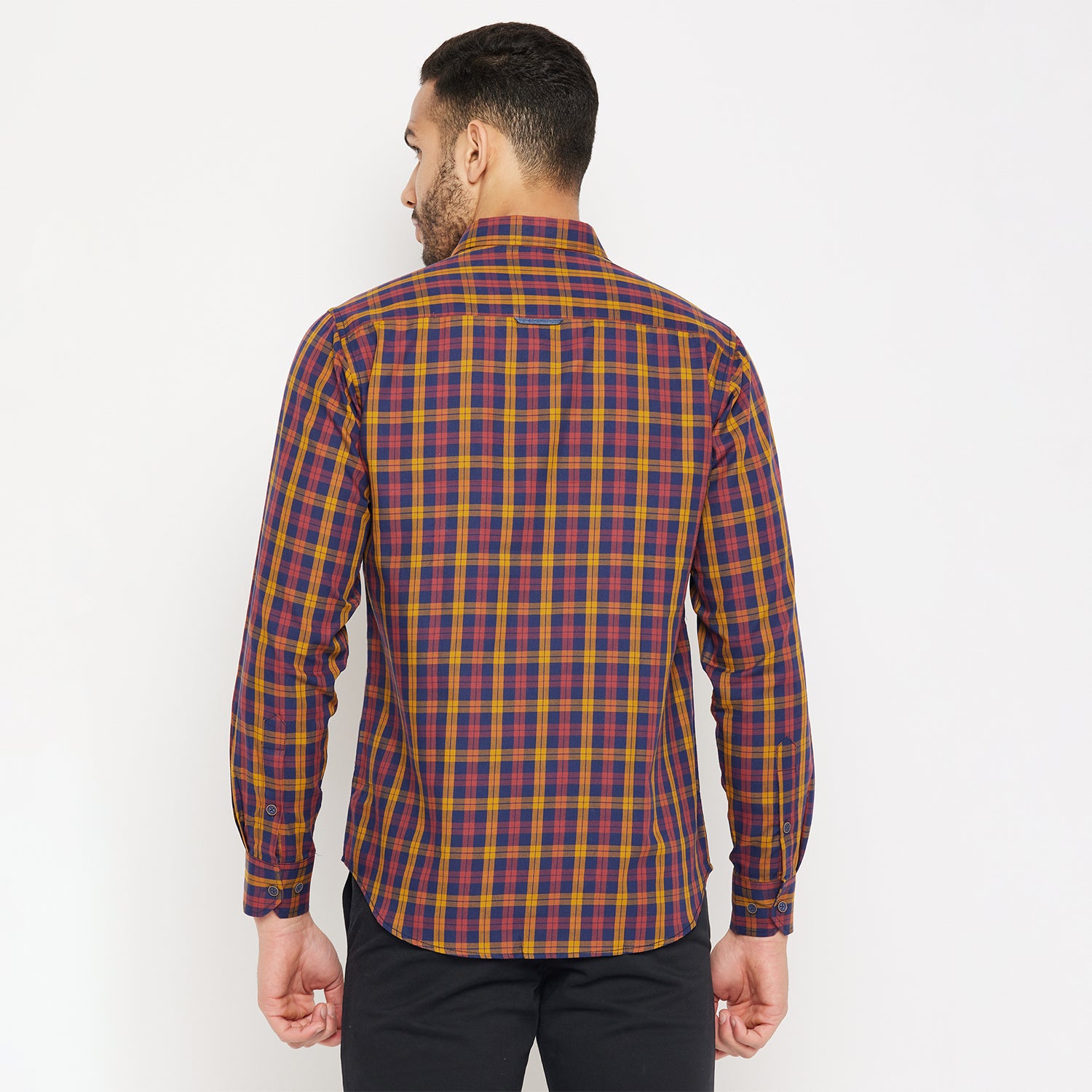 Duke Stardust Men Full Sleeve Cotton Shirt (SDO5CKOB)