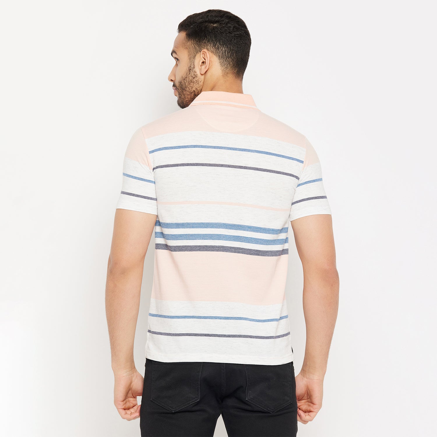 Duke Stardust Men Half Sleeve Polo Neck Cotton T-shirt (4152)