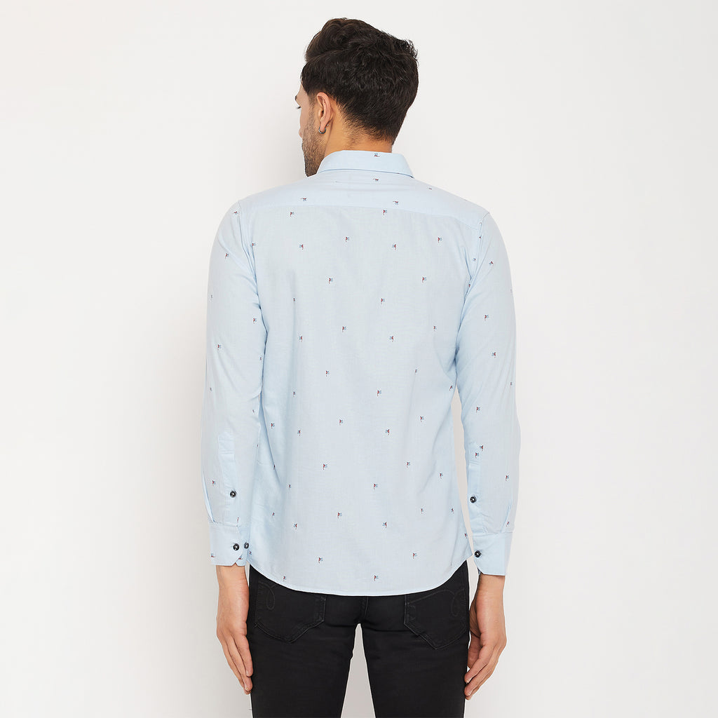 Duke Men Stardust Cotton Full Sleeve Shirt (SDO8PROB)