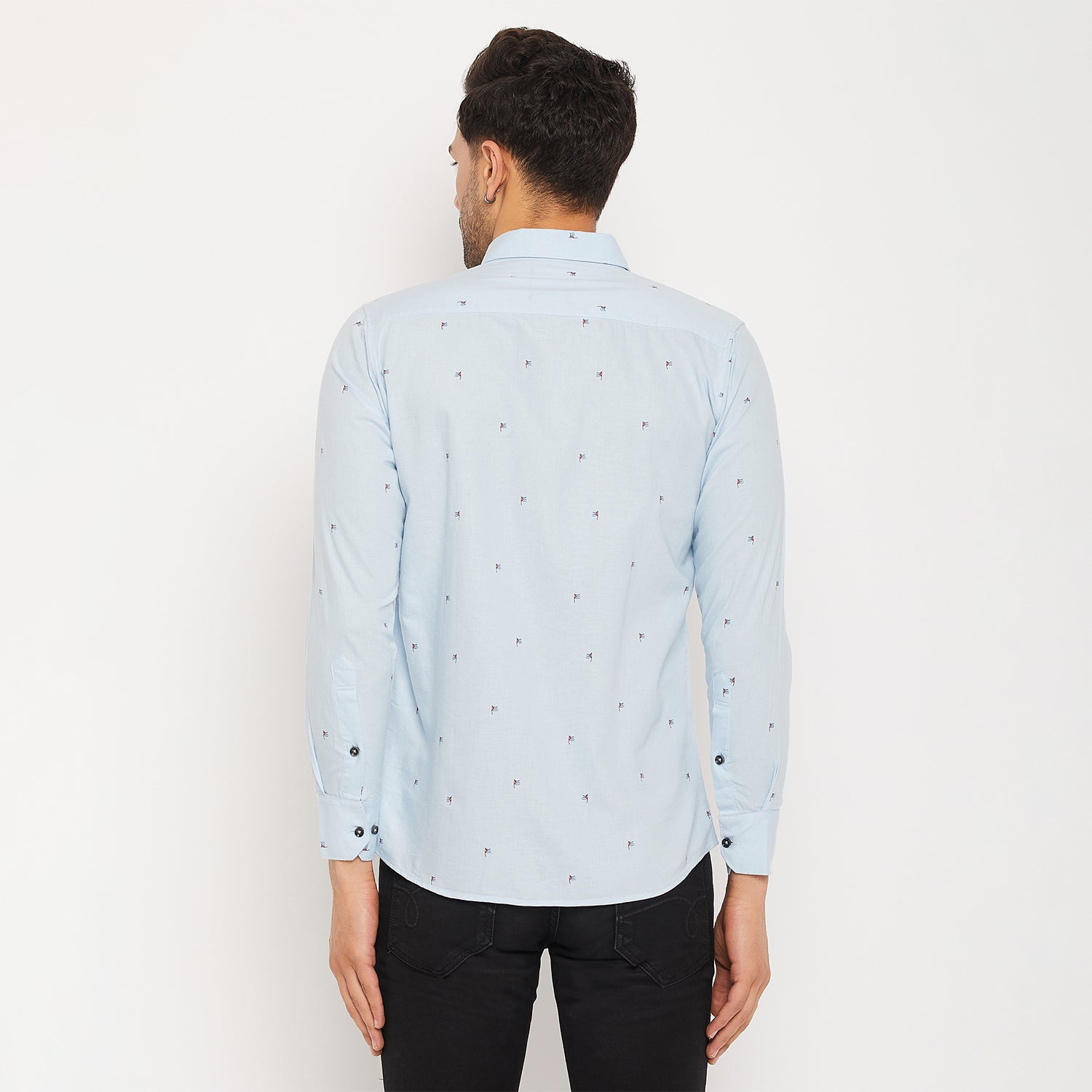 Duke Men Stardust Cotton Full Sleeve Shirt (SDO8PROB)
