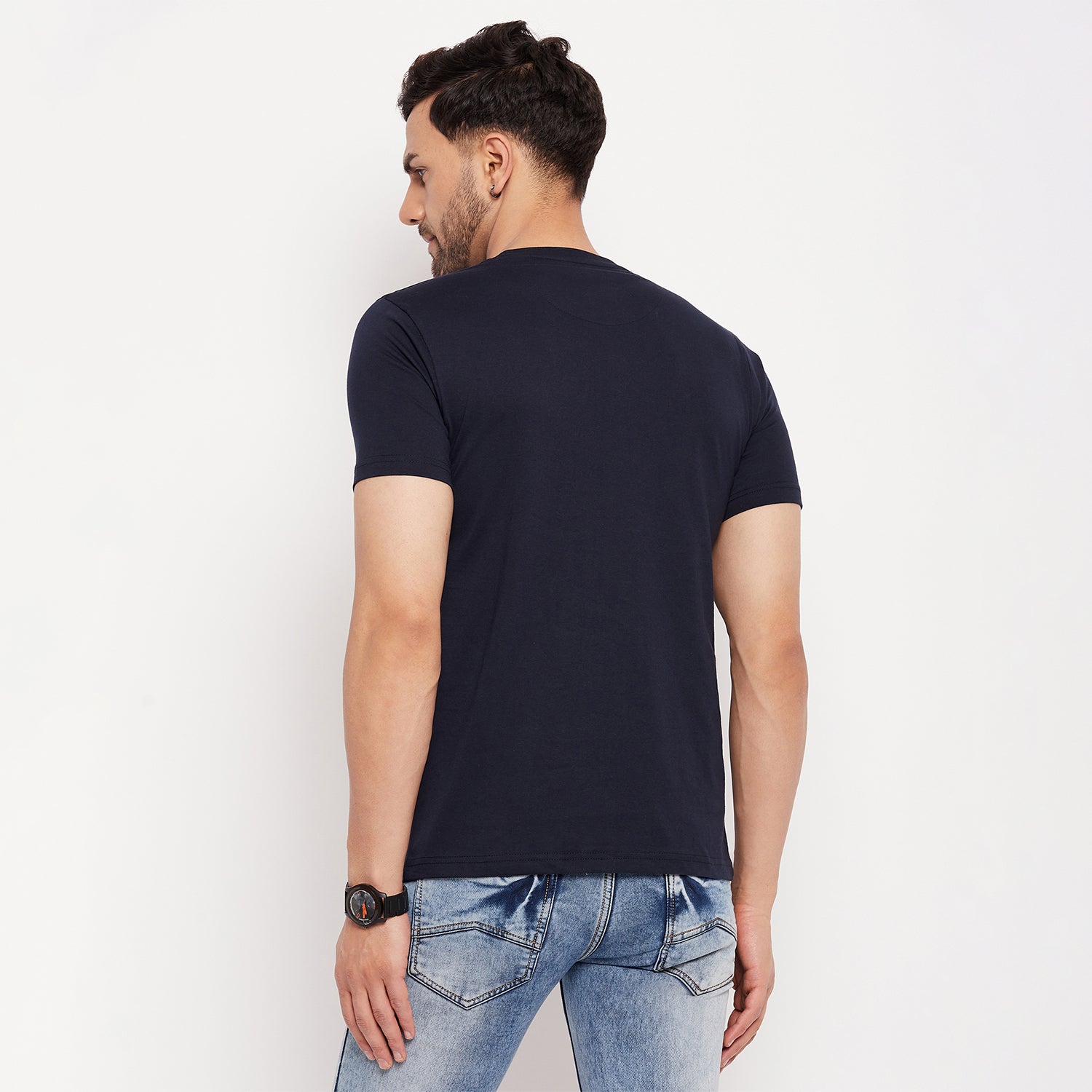 Duke Stardust Men Half Sleeve Round Neck Cotton T-shirt (LF5807)