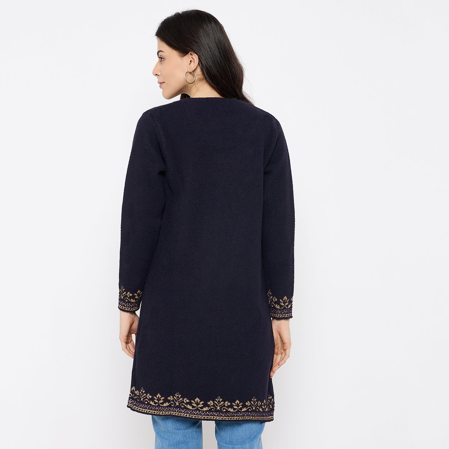 Duke Urban Women Full Sleeve Round Neck Shrug (SDS1258)