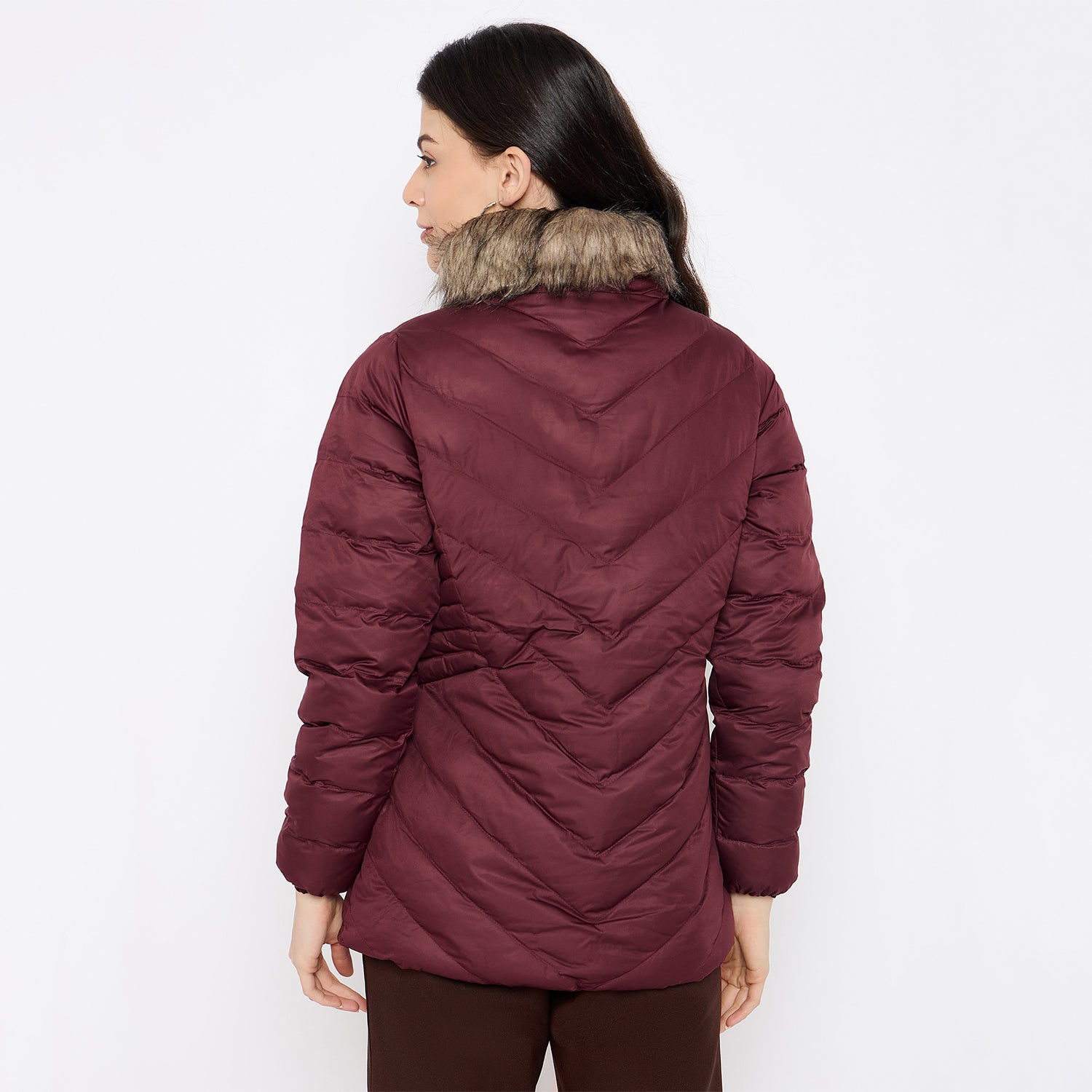 Duke Urban Women Full Sleeve Quilted Jacket (SDZ4168)