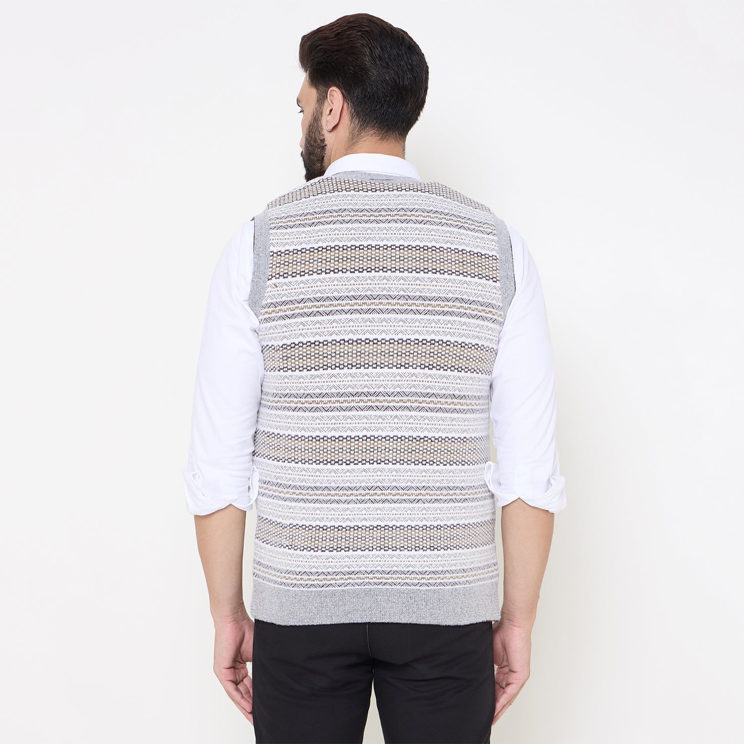 Duke Urban Men V Neck Reversible Sweater (SDS2290)