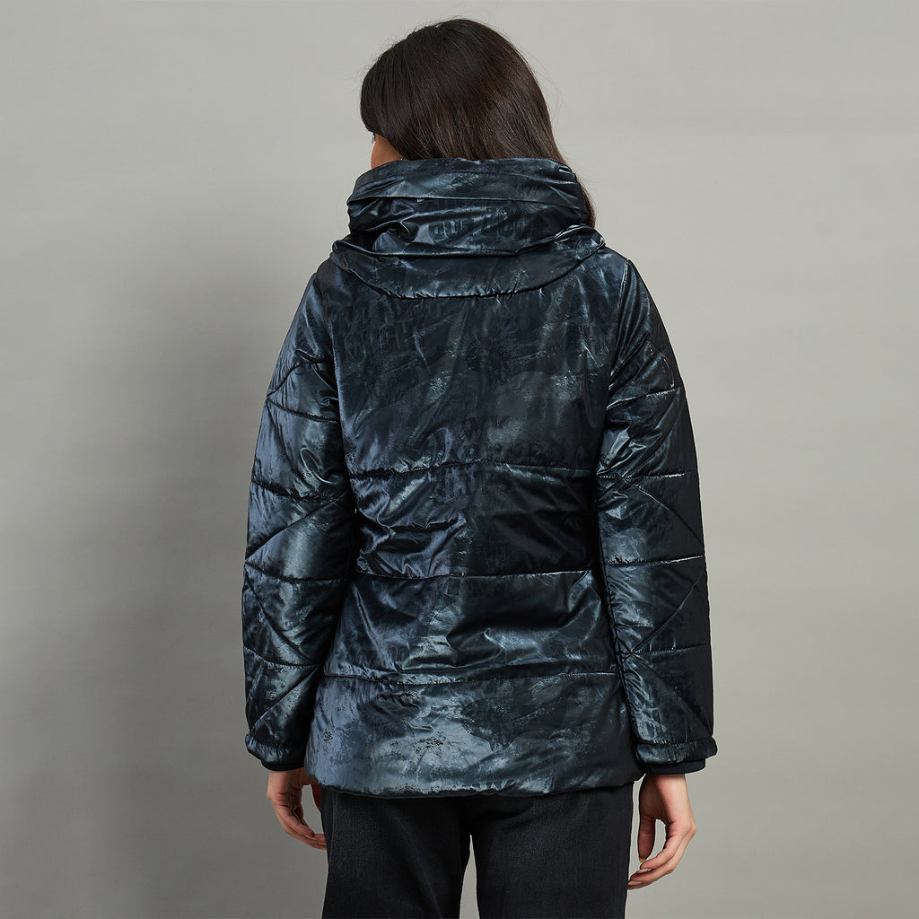 Duke Urban Women Short Style Hooded Bomber Jacket (SDZ4169)