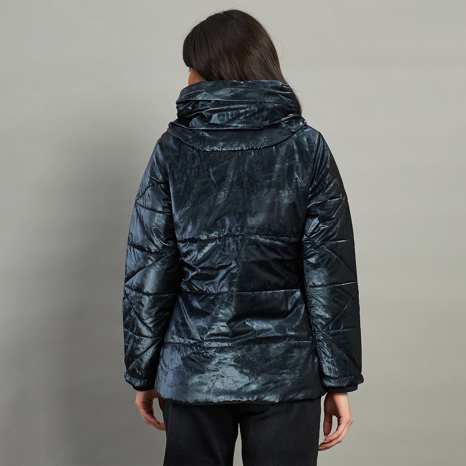 Duke Urban Women Short Style Hooded Bomber Jacket (SDZ4169)