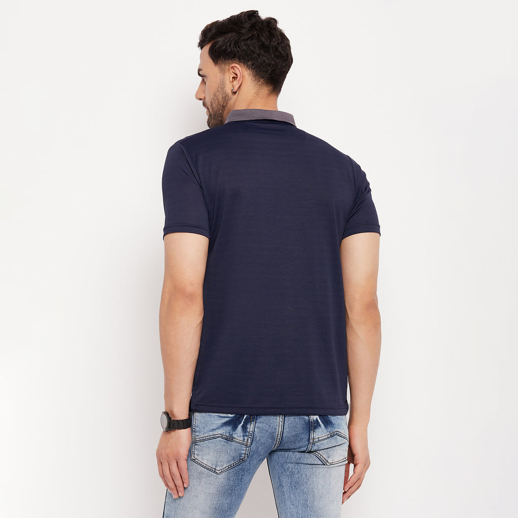 Duke Stardust Men Half Sleeve Polo Neck Cotton T-shirt (1600)