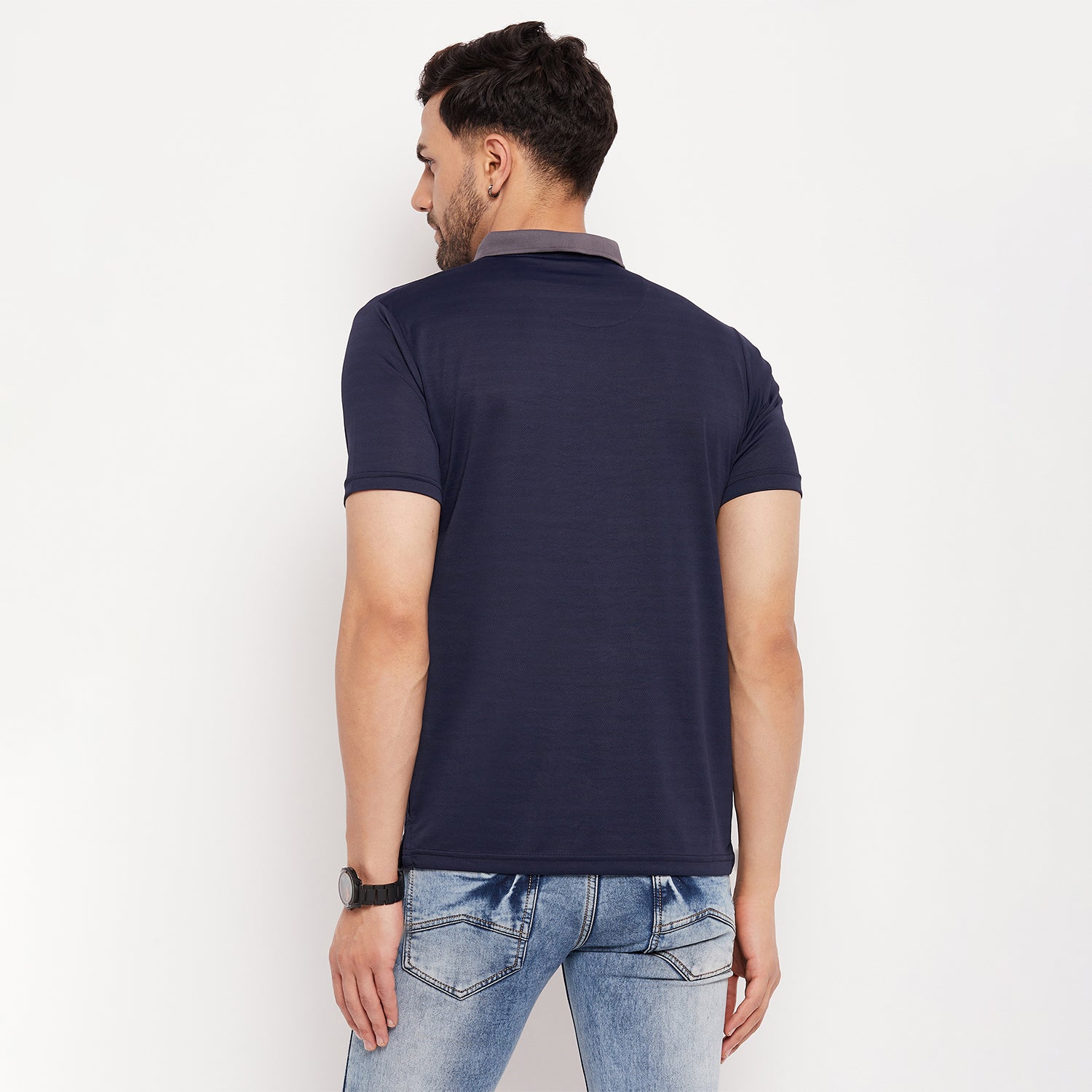 Duke Stardust Men Half Sleeve Polo Neck Cotton T-shirt (1600)