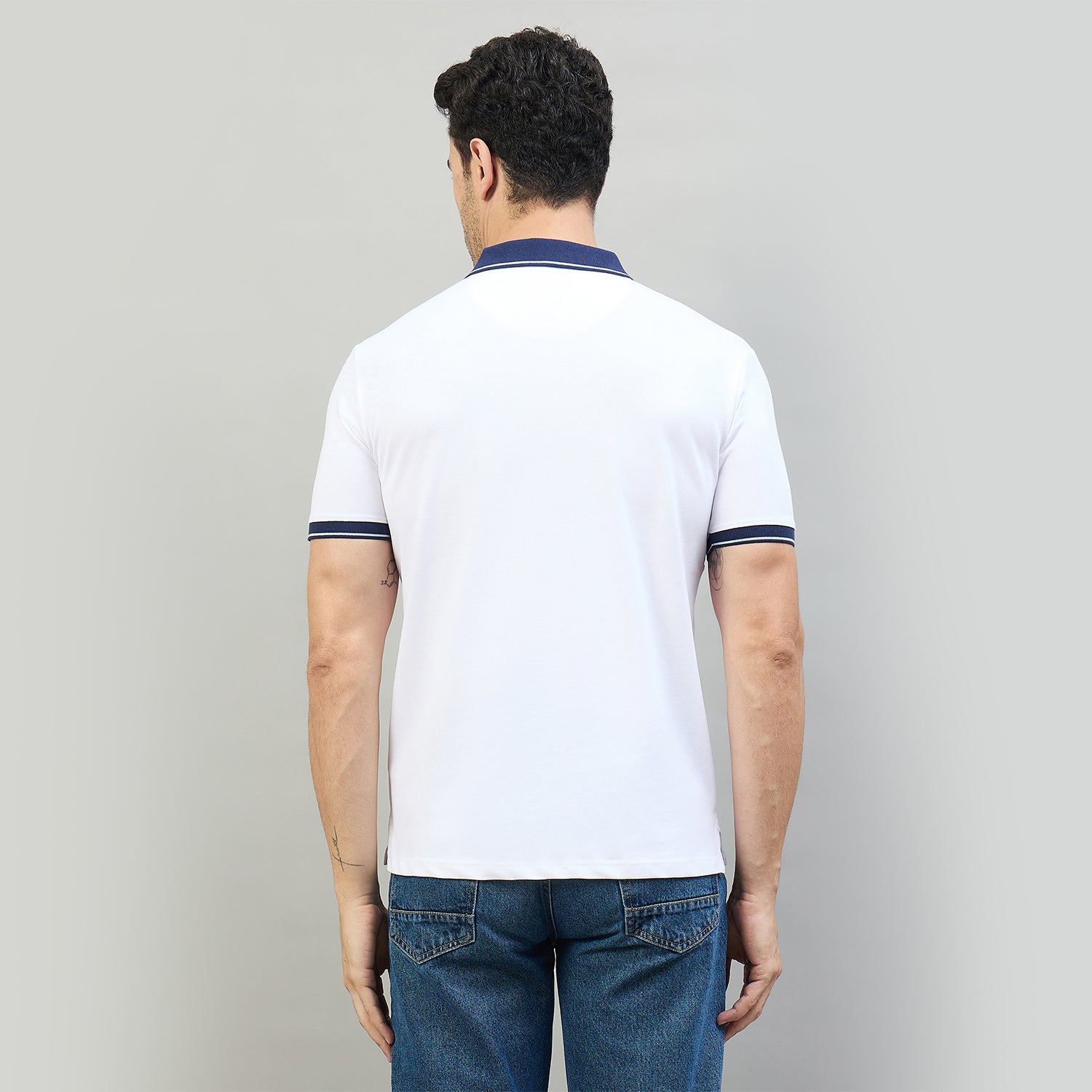 Duke Urban Men Half Sleeve Cotton Smart Fit Casual T-shirt (LF7970)
