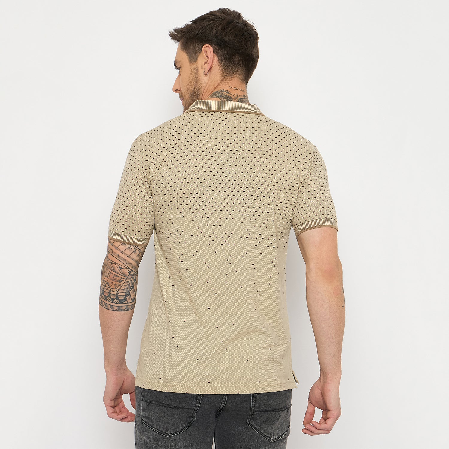 Duke Urban Men Half Sleeve Cotton Tshirt (LF7415)