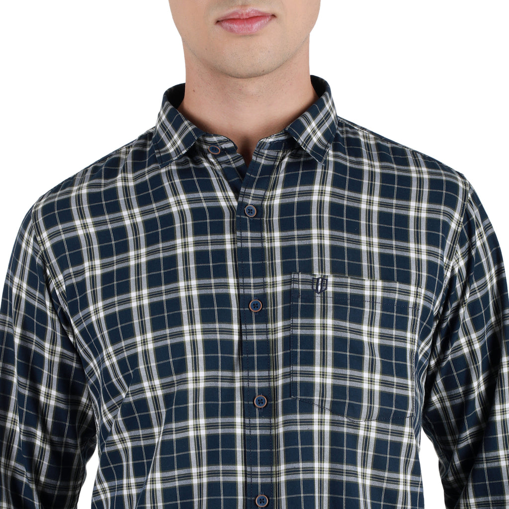 Duke Stardust Men Full Sleeve Cotton Shirt (SDO7CKTV)