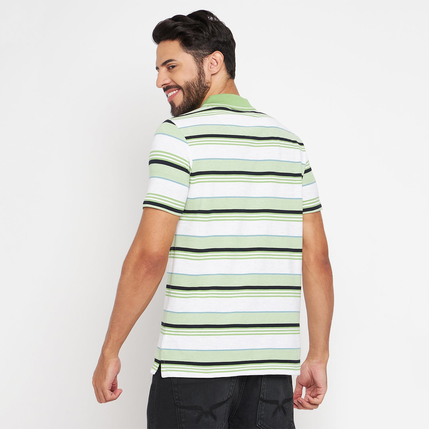 Duke Stardust Men Polo Neck Half Sleeve Cotton T-shirt (LF7047)