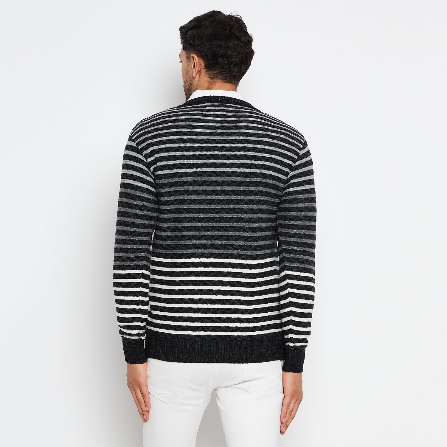 Duke Urban Men Full Sleeve V Neck Sweater (SDS2058)