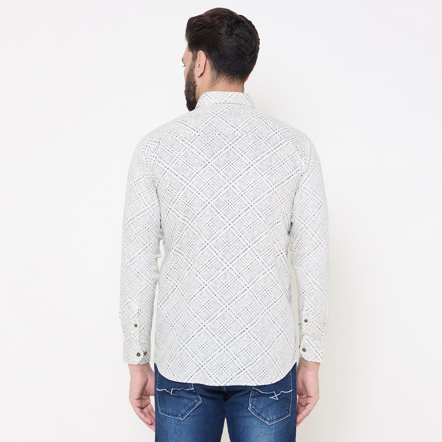 Duke Urban Men Full Sleeve Cotton Shirt (SDO6PRTQ)