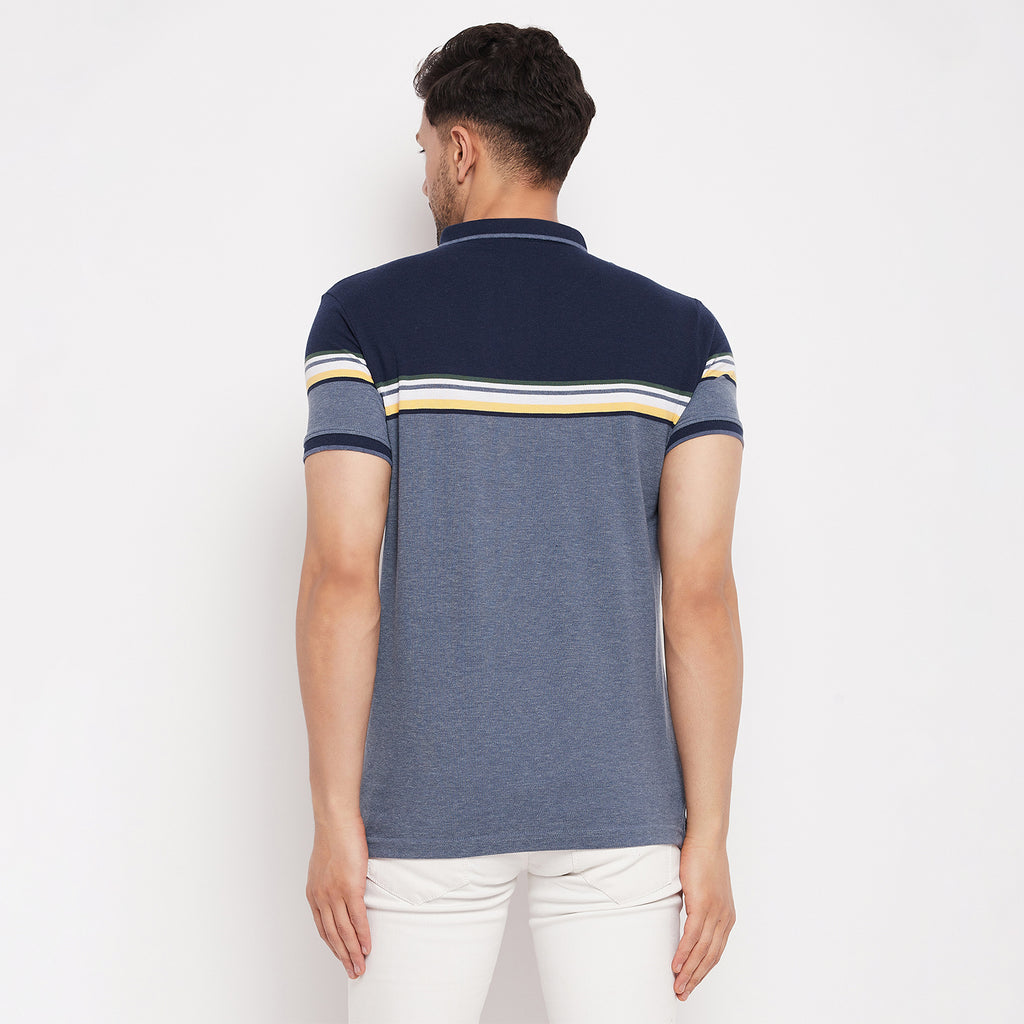 Duke Stardust Men Polo Neck Half Sleeve Cotton T-shirt (LF7020)