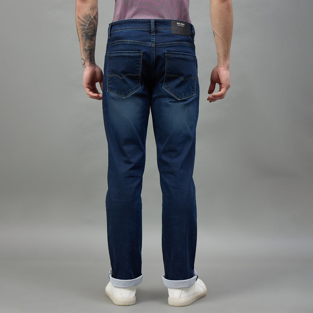 Duke Urban Men Comfort Fit Mid-Rise Light Fade Stretchable Jeans (SDD9136C)