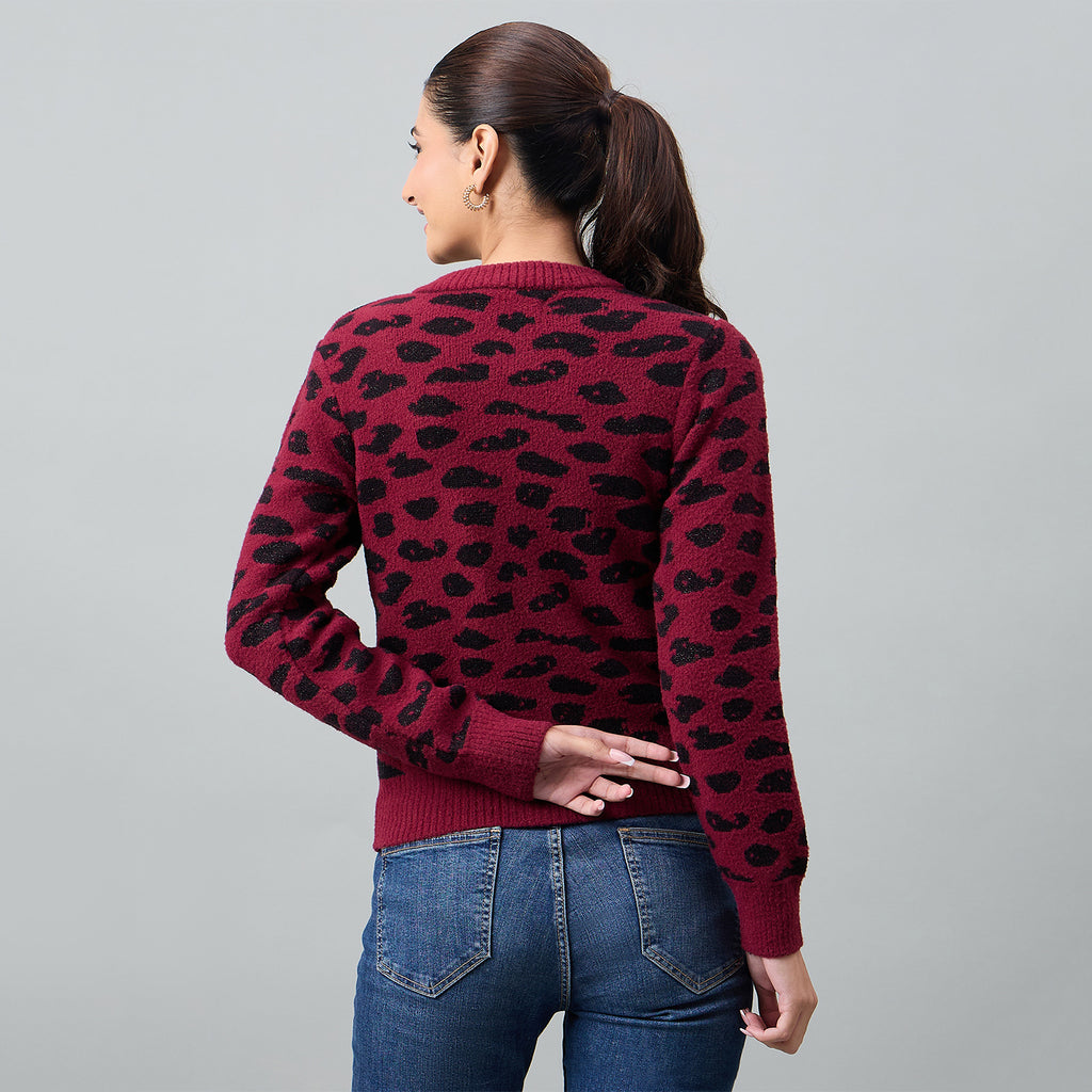 Duke Urban Women Full Sleeve Front Open Regular Cardigan (SDS1237N)