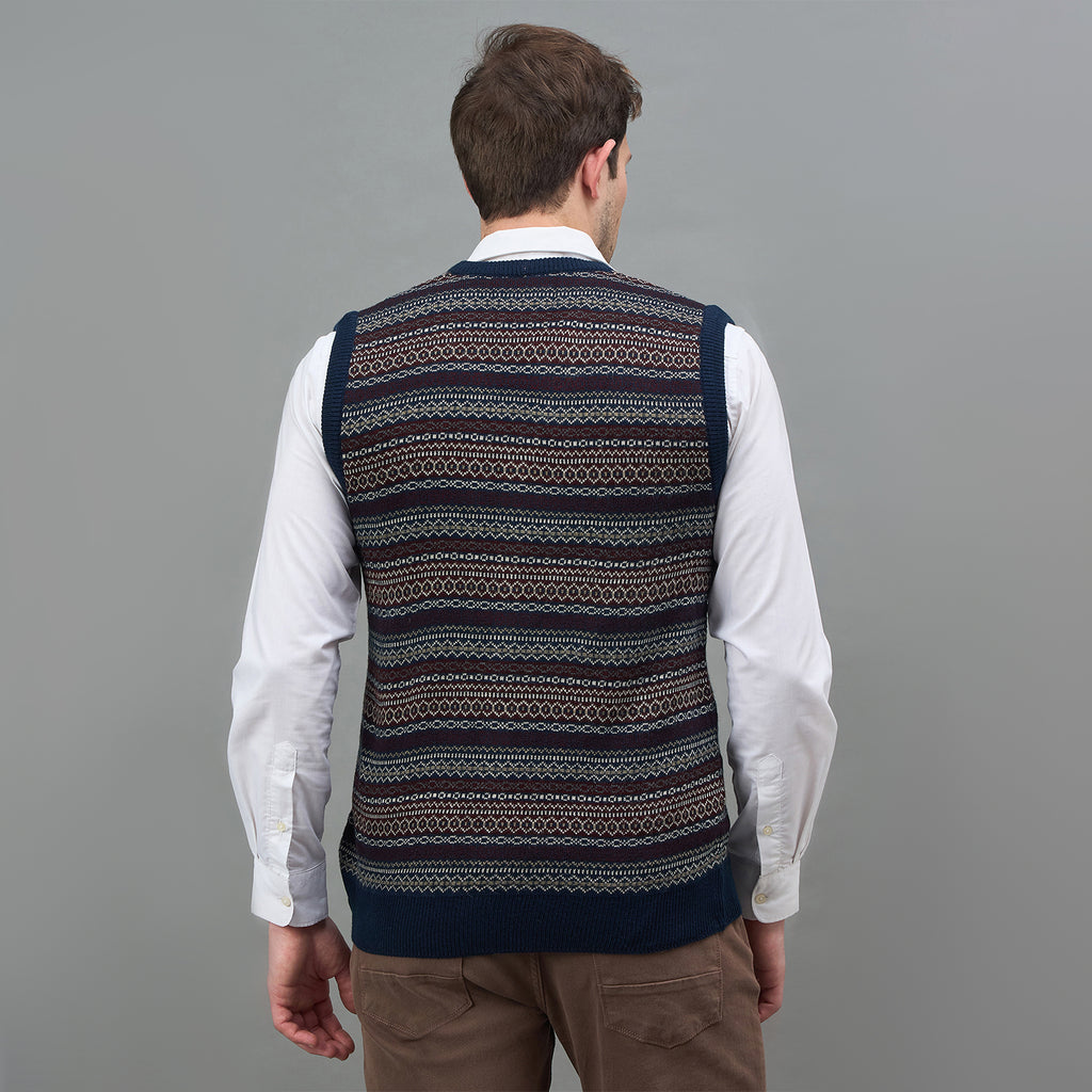Duke Urban Men Sleeveless V Neck Sweater (SDS2160)