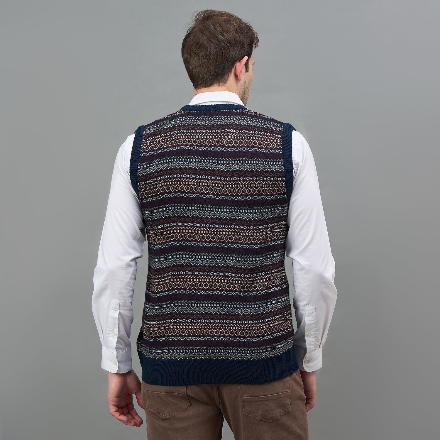 Duke Urban Men Sleeveless V Neck Sweater (SDS2160)