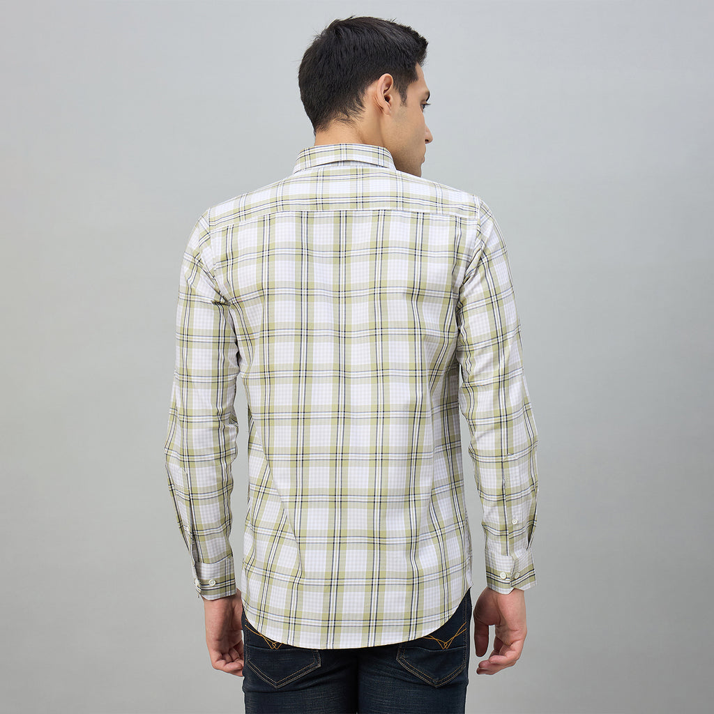 Duke Men Slim Fit Full Sleeve Oxford Cotton Shirt (SDO5CKDE)