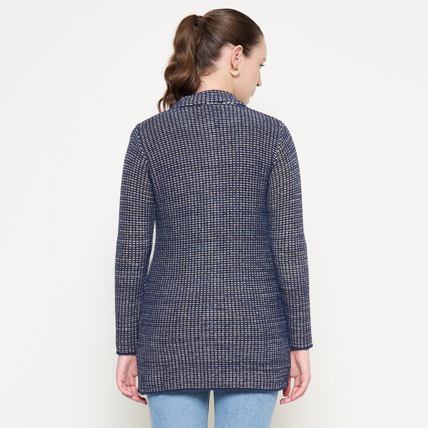 Duke Urban Women Full Sleeve Long Coat Cardigan (SDS1352)