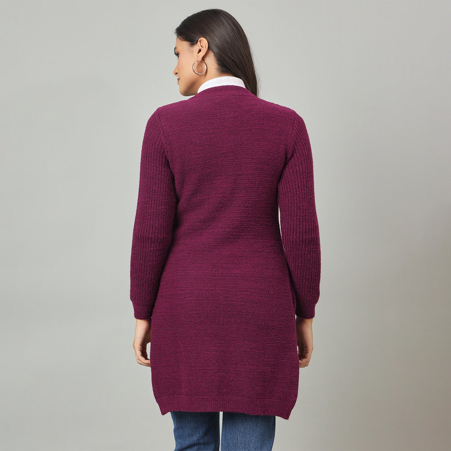 Duke Urban Women Long Coat Regular Sweater (SDS1307)