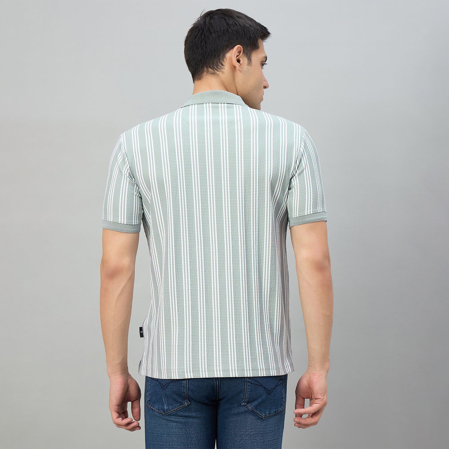 Duke Men Half Sleeve Cotton Regualr Fit Casual T-shirt (LF7918)