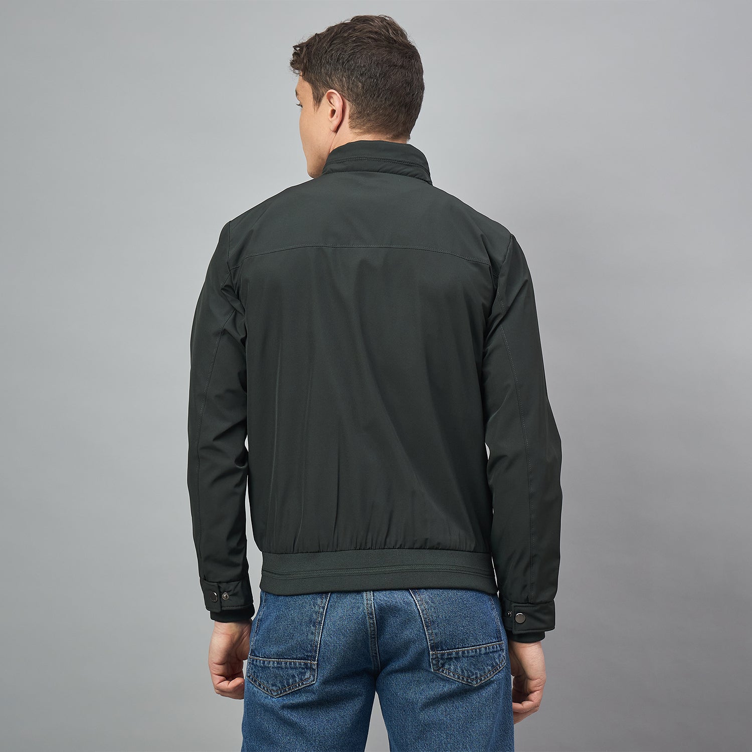 Duke Urban Men Full Sleeve High Neck Bomber Jacket (SDZ3108R)