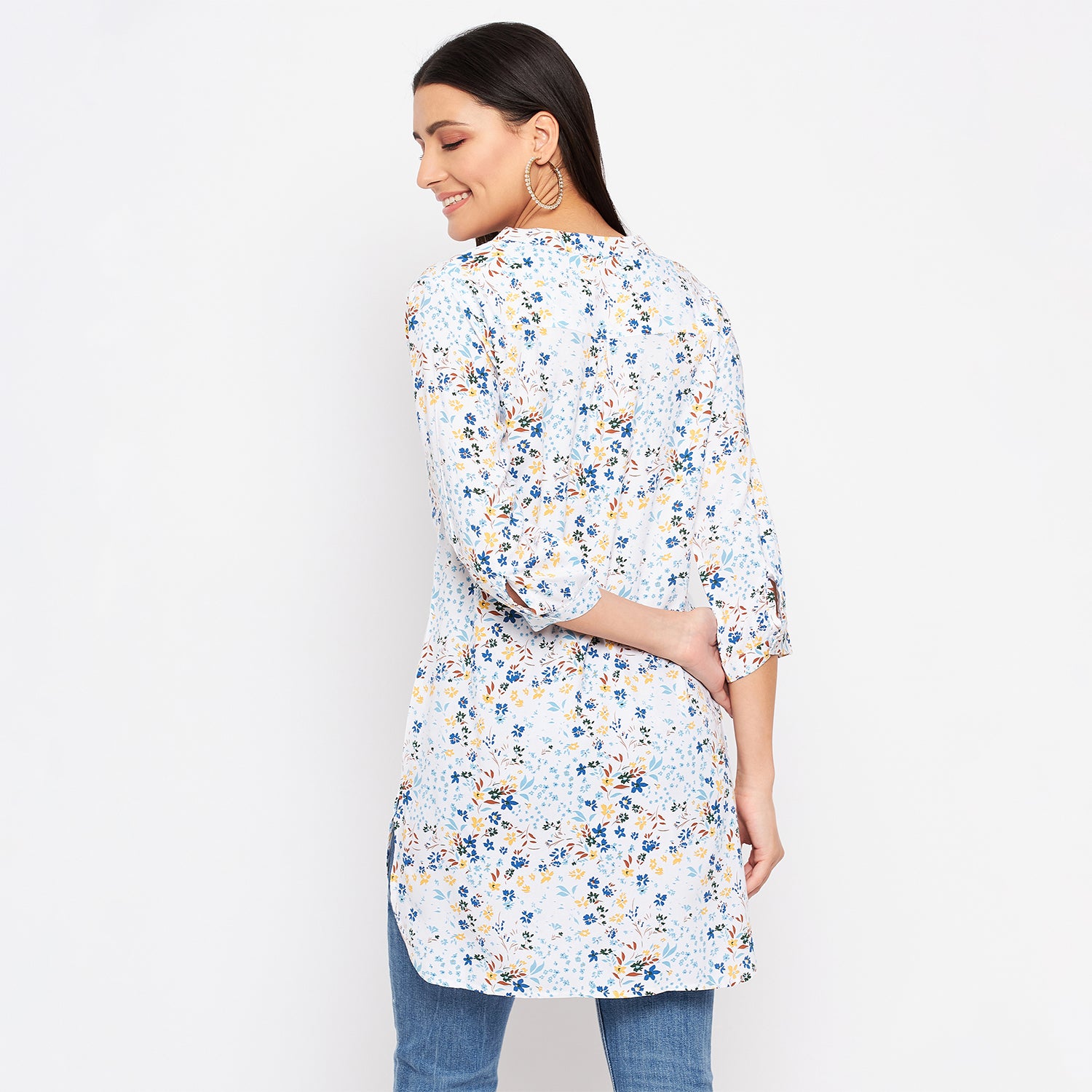 Duke Stardust Women 3/4 Sleeve Printed Tunic (SDX4114)