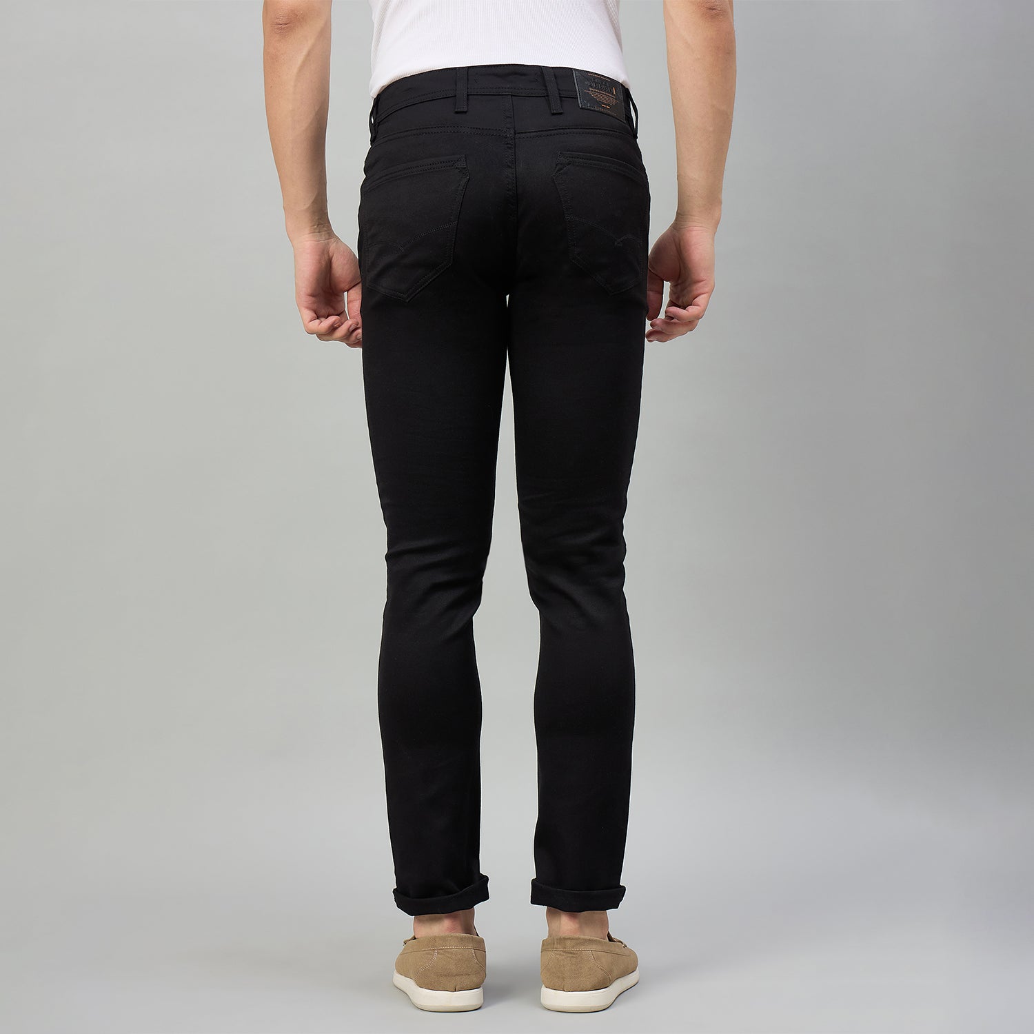 Duke Men Narrow Fit Stretchable Jeans (SDD9234N)