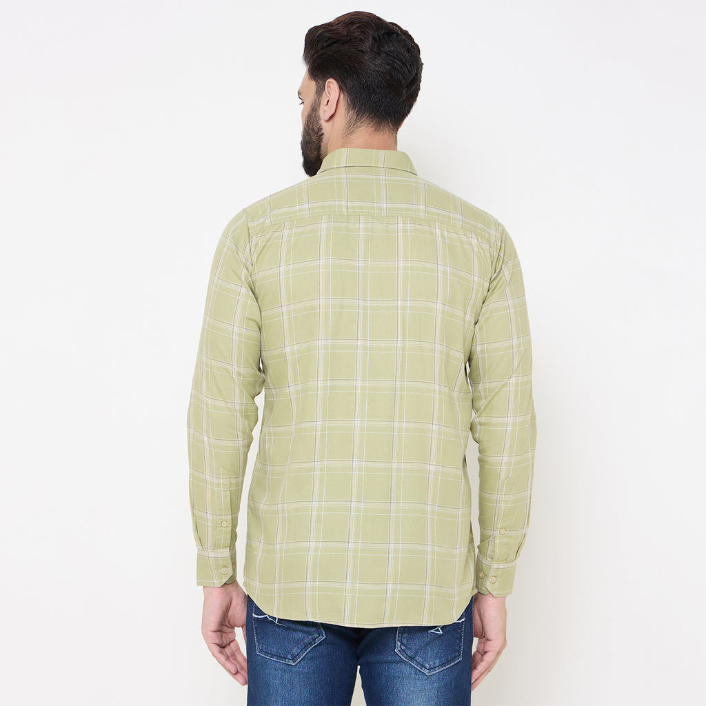 Duke Stardust Men Full Sleeve Cotton Shirt (SDO6CKOB)